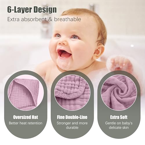 Spotted Play 2 Pack Hooded Baby Towels - Light Sakura