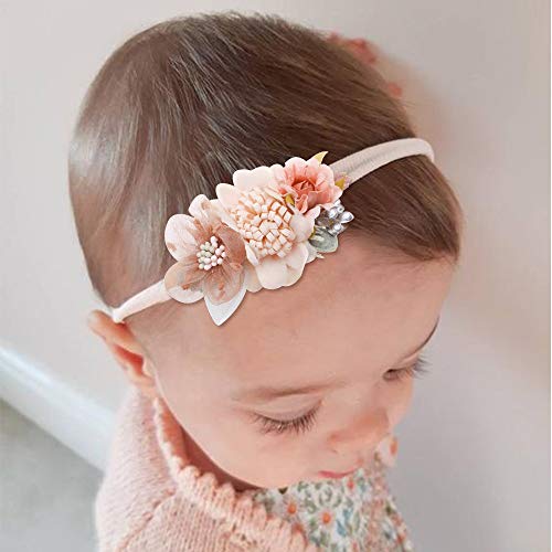 Cherrboll 4pcs Baby Girl Flower Headbands 1
