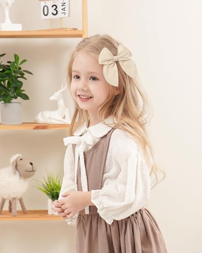 Doboi 8PCS Baby Girls Hair Clips with 40Pcs Floral Bow Clips