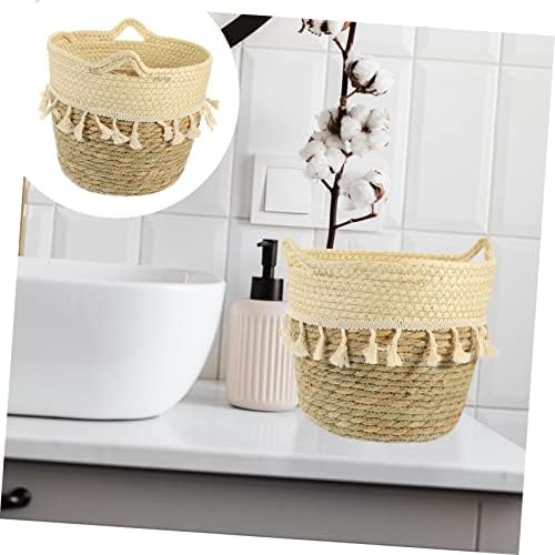 UTHCLO Macrame Woven Basket Storage Organizer