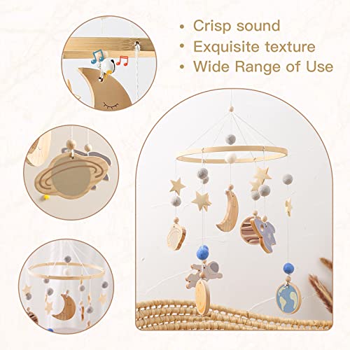 Mamimami Home Wooden Wind Chime Baby Bed Bell