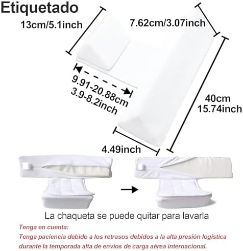 ParkistStar Wedge Toddler Pillow - 45 Degree Adjustable Support Pink