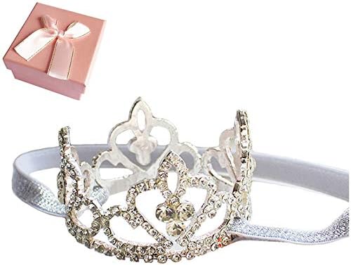Elesa Miracle Baby Girl Crystal Crown Headband 1