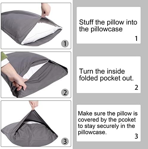 NTBAY Microfiber Toddler Pillowcases 2 Pack Pink