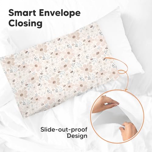 KeaBabies Toddler Pillowcase 13x18 - Flora Vale 1