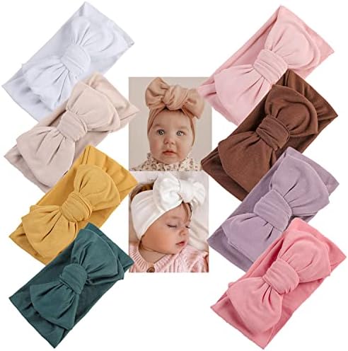 Big Hair Bow Baby Headband for Newborn Toddlers