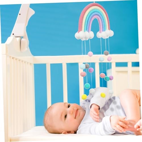 Cloud Rainbow Pendant Woven Wall Art for Kids Room