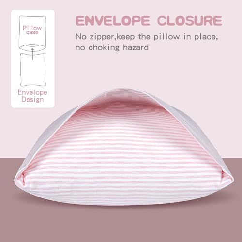Zenssia Organic Cotton Toddler Pillowcase Pack of 2