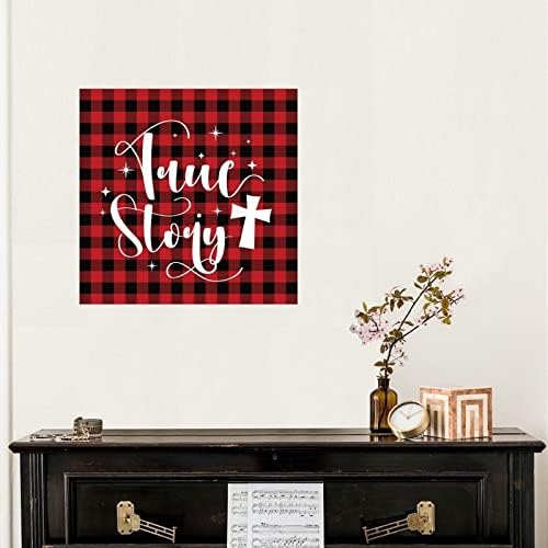 True Story Santa Claus Wall Decal 18in for Kids Room