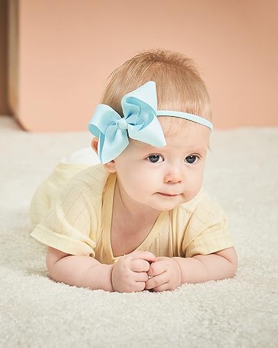 Jollybows 40pcs 4 Inches Baby Girls Headbands Hair Bows