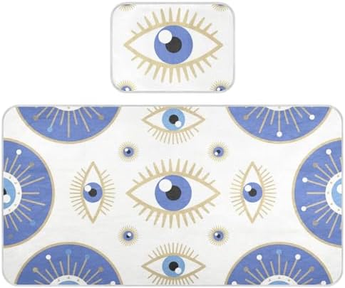 Bohemian Eyes Cooling Baby Mattress Pad 28x52 Waterproof Washable