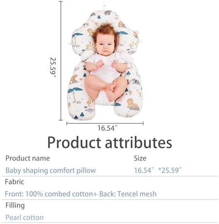 Adjustable Wedge Pillow for Newborns - Travel-Friendly Soft and Breathable