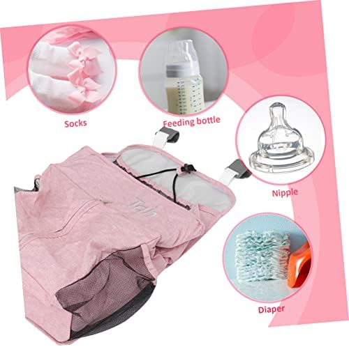JOINPAYA 1pc Crib Storage Bag Hanging Diaper Organizer