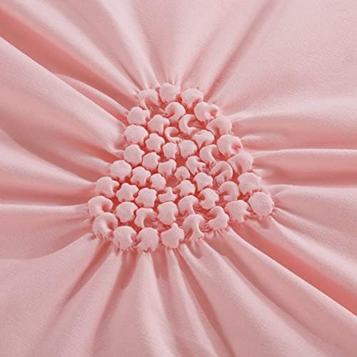 HOMBYS Pink Princess Toddler Bedding Set 4 Pcs