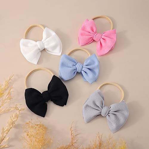 yoyokid 12 PCS Hairband with Baby Girl Bows
