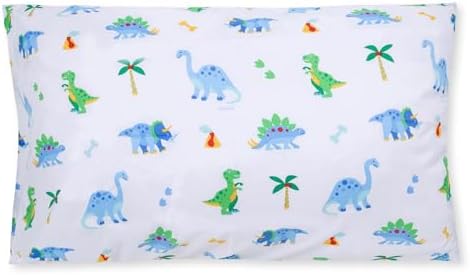 Wildkin Kids Microfiber Pillowcase - Dinosaur Land Design