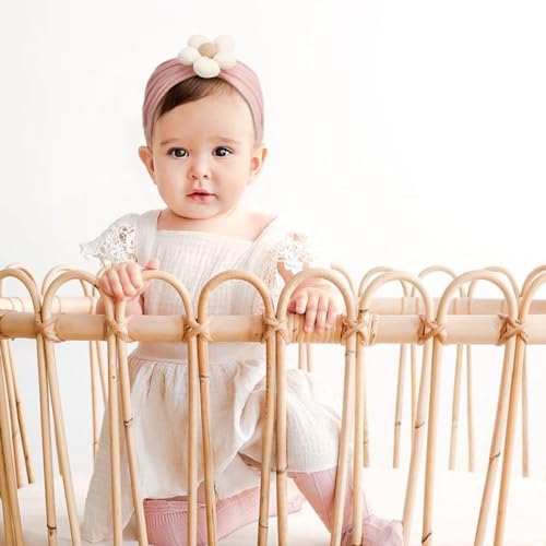 DRESHOW BQUBO Baby Flower Headbands 3 Pcs Set