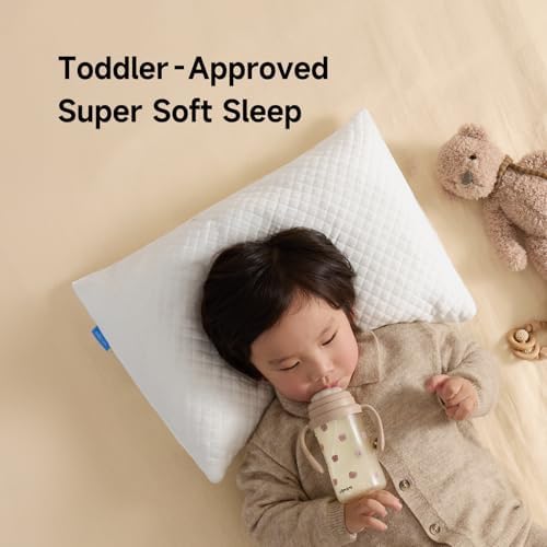 Choc Chick Memory Foam Toddler Pillow 20x14 Inches Adjustable Height 1