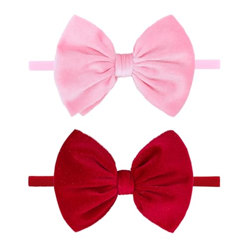 YanJie Velvet Bow Hairband for Baby Girls