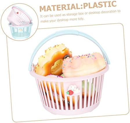 MAGICLULU 2Pcs Rainbow Strawberry Bunny Storage Bins 1