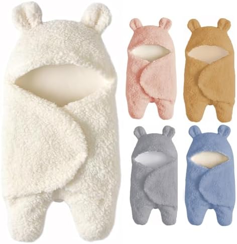 Nunibum Baby Swaddle Blanket Ultra-Soft White