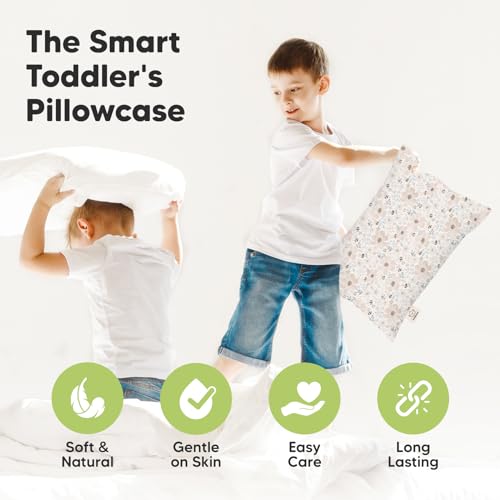 KeaBabies Toddler Pillowcase 13x18 - Flora Vale 1