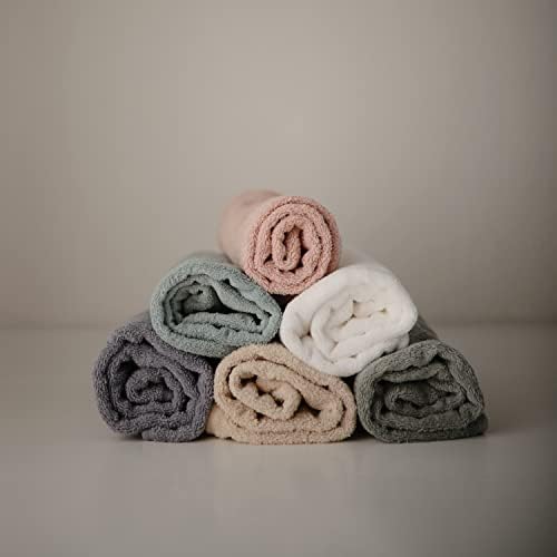 Mushie Baby Hooded Towel Organic Cotton Blush