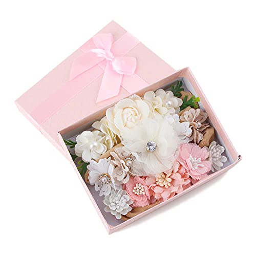Cherrboll 3pcs Baby Girl Headbands Flowers