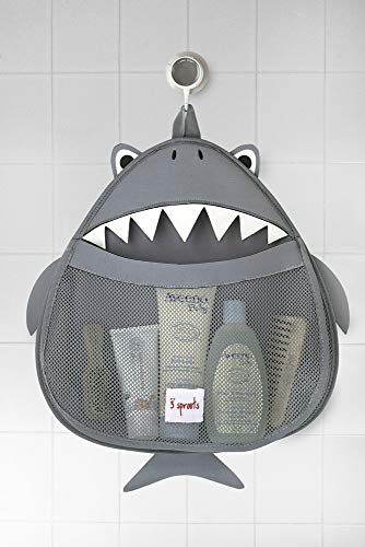 3 Sprouts Hanging Bath Toy Holder with Storage Basket 1