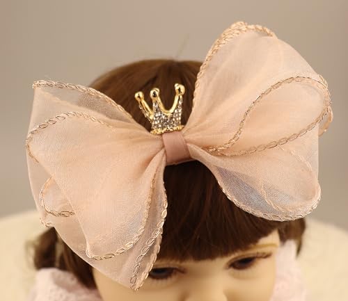 Bethynas Princess Crown Lace Bowknot Headband for Baby Girls