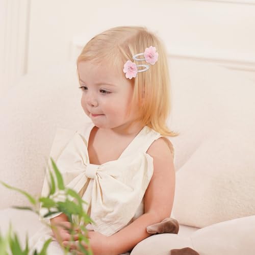 YLEN Chiffon Flower Hair Clips 20PCS for Kids