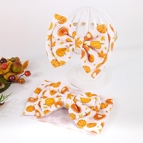 YanJie Thanksgiving Baby Girl Headbands Set of 2