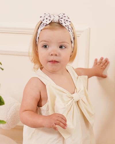 Jollybows 6pcs Baby Headbands Hair Bow Elastics Set