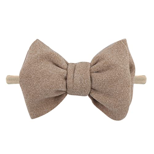 NociHah 3Pcs Cute Baby Headbands with Handmade Bows