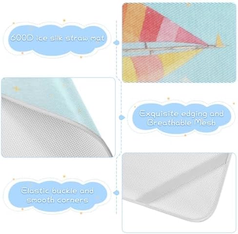 Cooling Baby Mattress Pad Cover 28x52 Breathable Waterproof