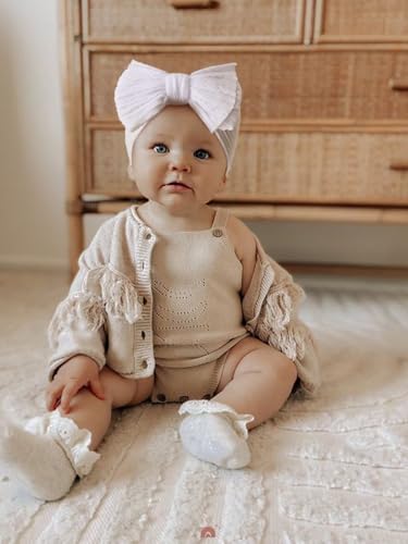 AQOKKA Baby Bows Headbands Soft Hair Accessories