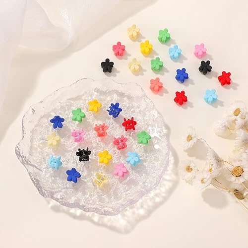 40 Pcs Hair Bows for Girls 128 Pcs Mini Claw Clips