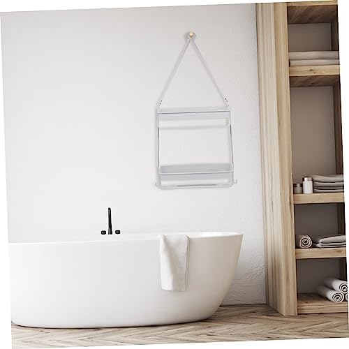BEBEMOKO 1pc Double Hanging Bathroom Storage Basket