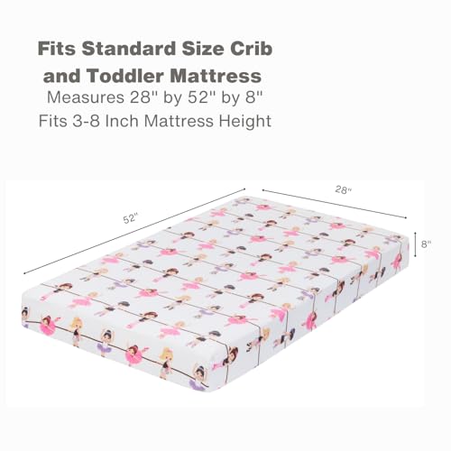 EVERYDAY KIDS Toddler Sheet Set - Ballerina Design