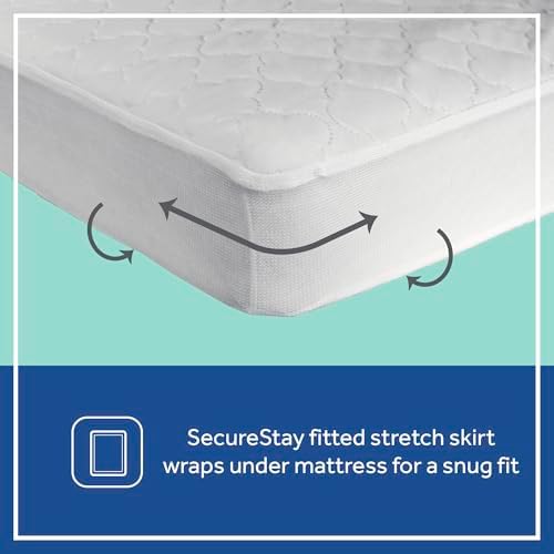 Sealy Baby 2-Pack Fitted Waterproof Crib Mattress Protector Pad - White