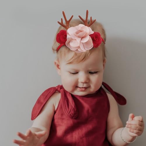 Baby Girl Christmas Headband 3pcs Elastic Hairband