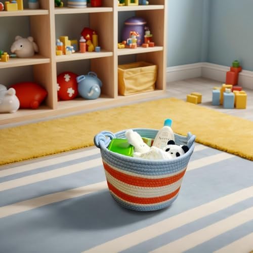 Bellar Rainbow Woven Storage Basket - 94x71