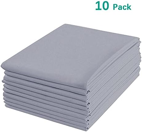 Biloban Standard Size Cot Sheet 10 Pack Grey 23 x 51