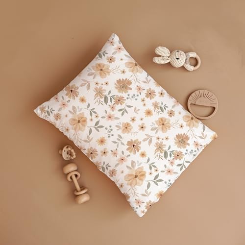 Konssy Toddler Pillowcase 2 Pack - Soft Stretchy with Envelope Closure