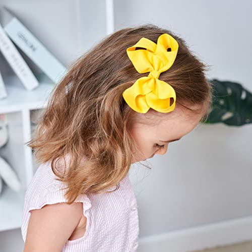40PCS 45 Inch Hair Bows for Girls with Alligator Clips