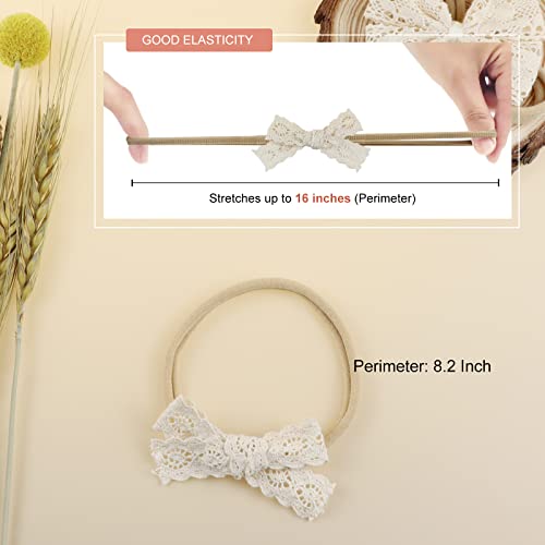 Mery Yuer Baby Girls Hair Bows Headbands for Newborn and Toddlers