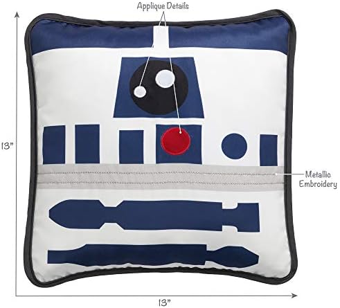 Lambs Ivy Star Wars R2D2 Decor Throw Pillow 1
