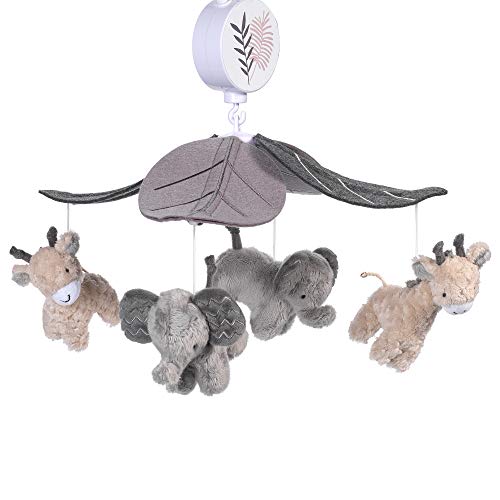 Lambs Ivy Baby Jungle Animals Musical Crib Mobile Soother Toy