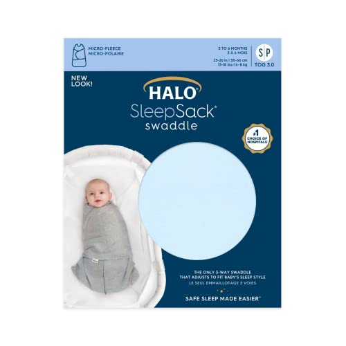 HALO Micro Fleece Sleepsack Swaddle for Preemie Babies