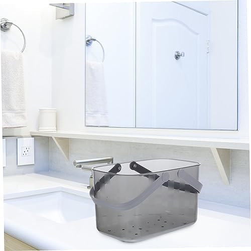 BEBEMOKO Large Capacity Bath Storage Basket with Handles 1